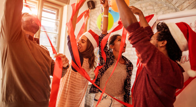 sober party during the holidays