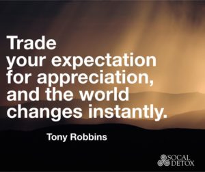 Gratitude addiction recovery quote